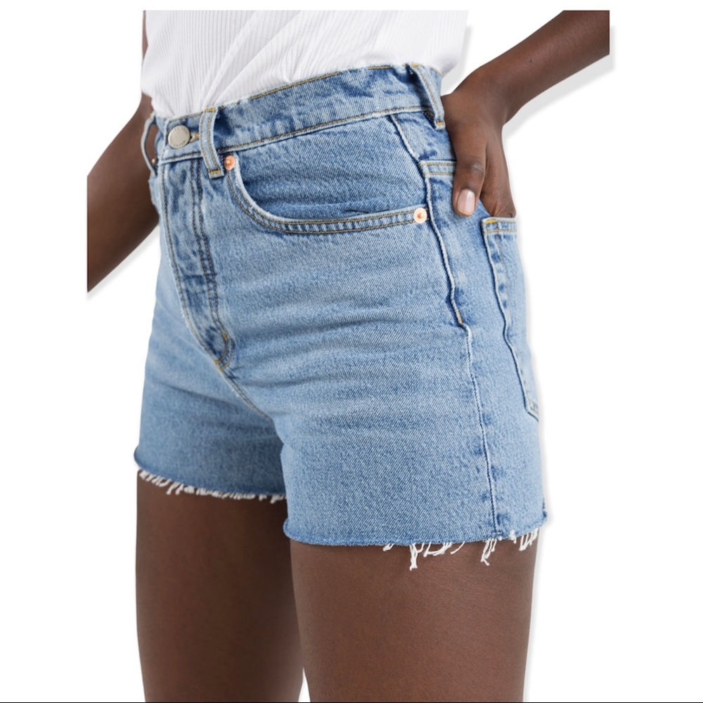 And Other Stories Raw Edge Denim Shorts
